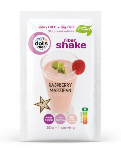 Málnás-marcipános ízű rost shake vitaminnal 1 adag
