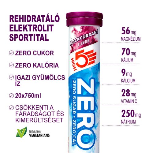 ZERO Sport Feketeribizli (20 tabletta/fiola)