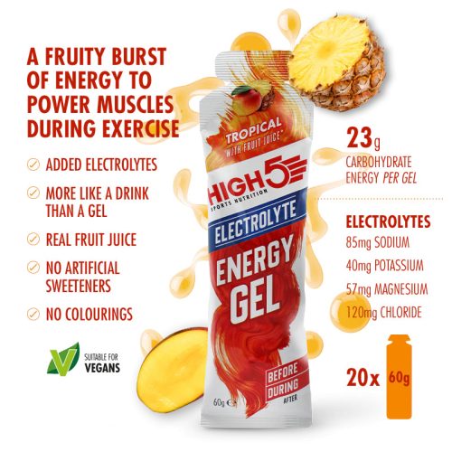 Energy Gel Electrolyte – Tropical 60g