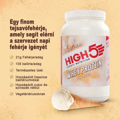 High5 Whey Protein 700g – vanília fagyi (20 adag)